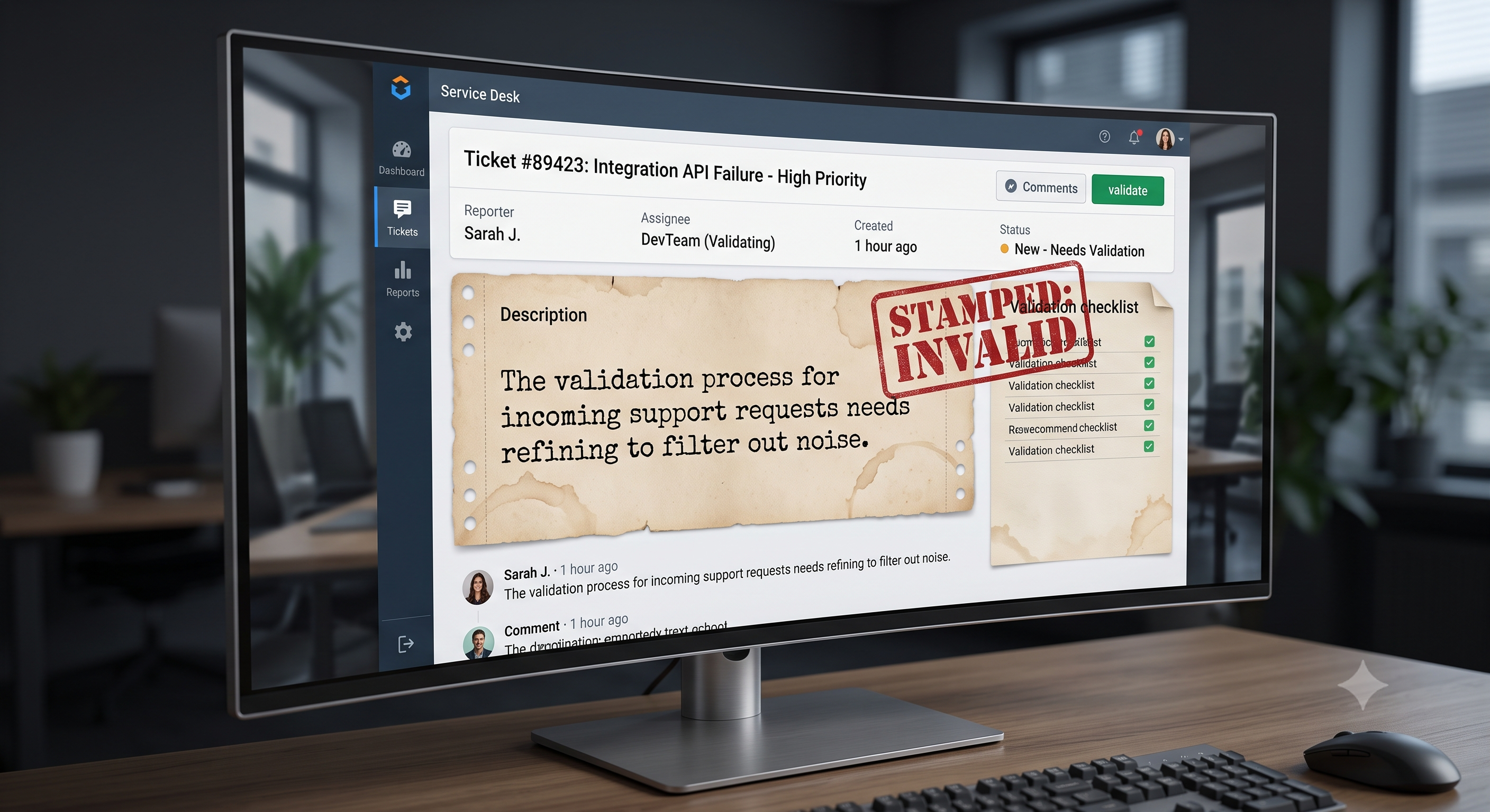 ¿Qué es la validación de tickets y por qué evita que tu equipo pierda tiempo con solicitudes inválidas?
