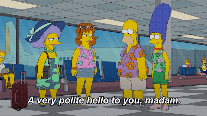 un saludo muy educado para ti señora