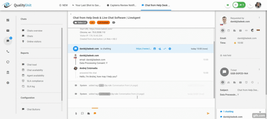 Beneficio del chat en vivo - comodidad de conversación en tiempo real