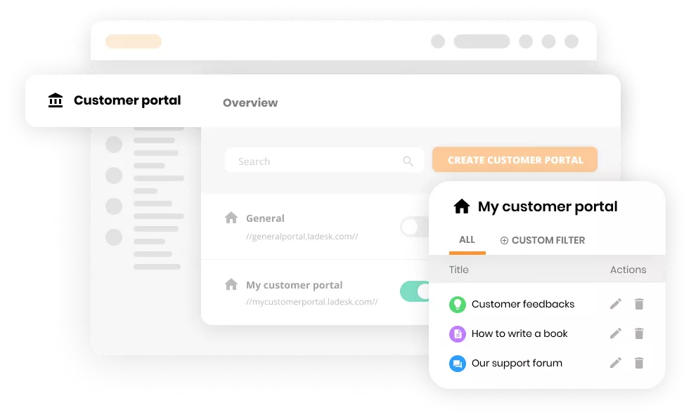 Configuración del software del portal de clientes en LiveAgent