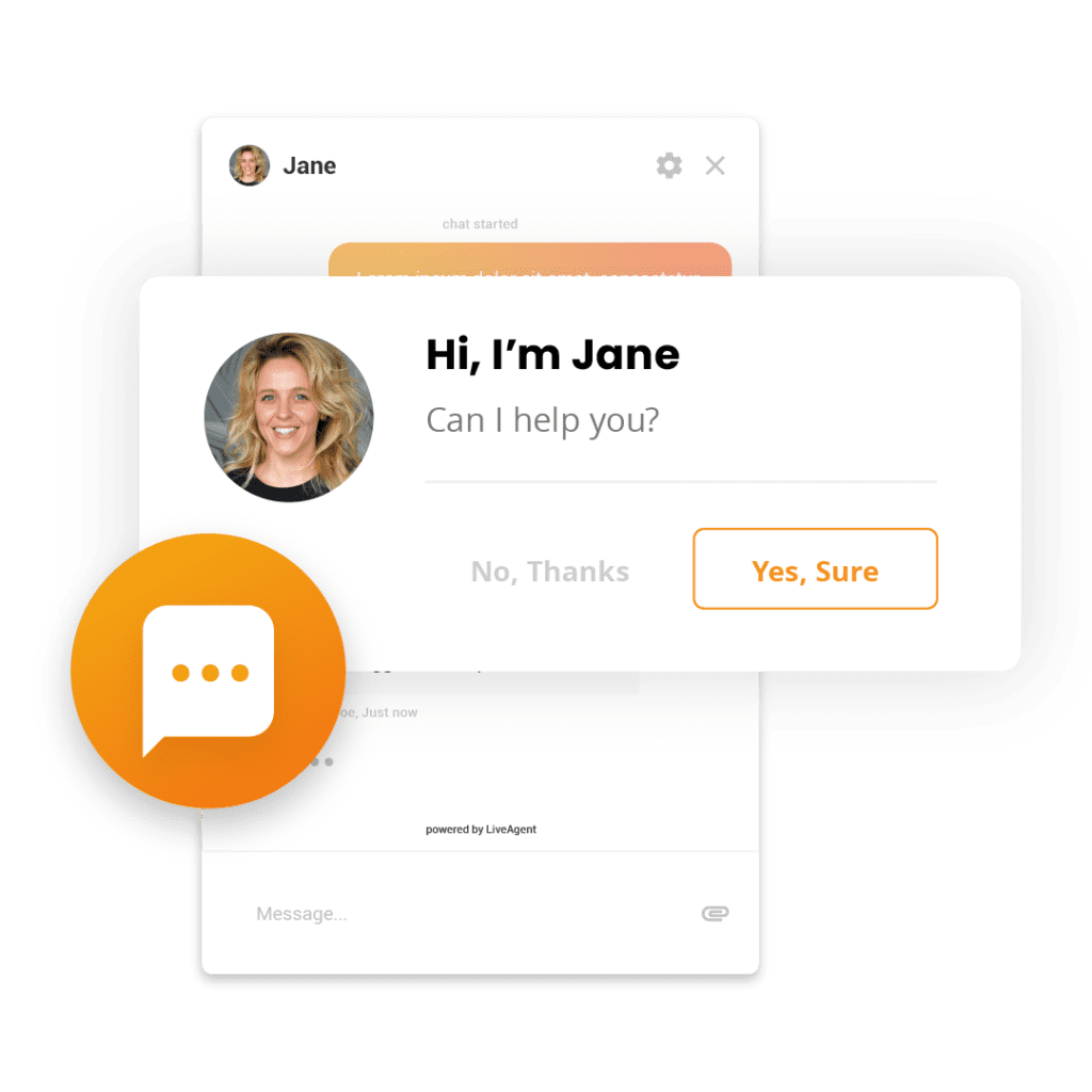 Invitaciones de chat proactivo