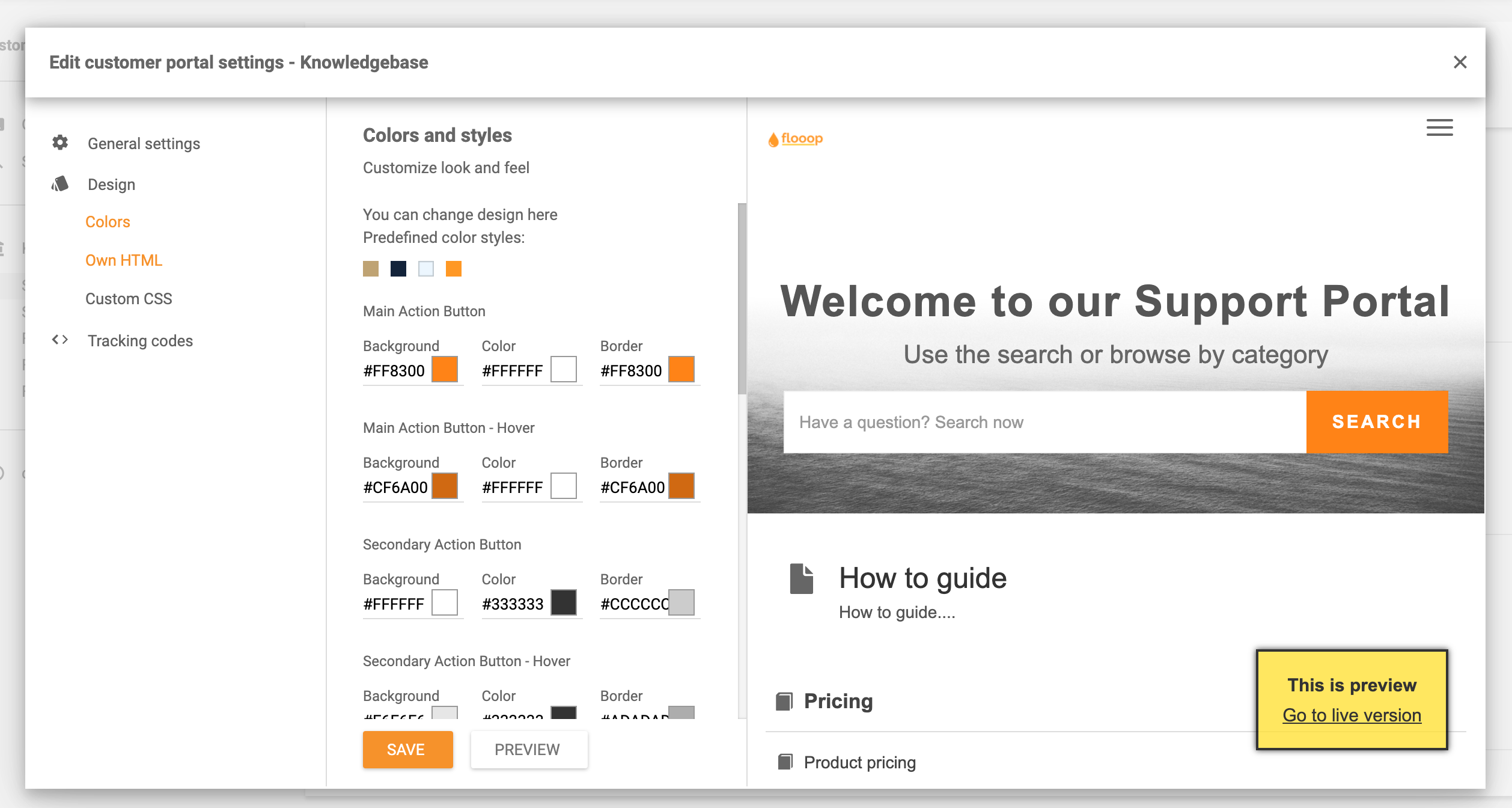 Personalizar software de foro en LiveAgent