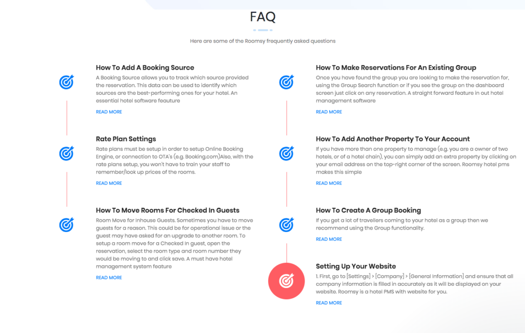 Diseño de página FAQ LiveAgent