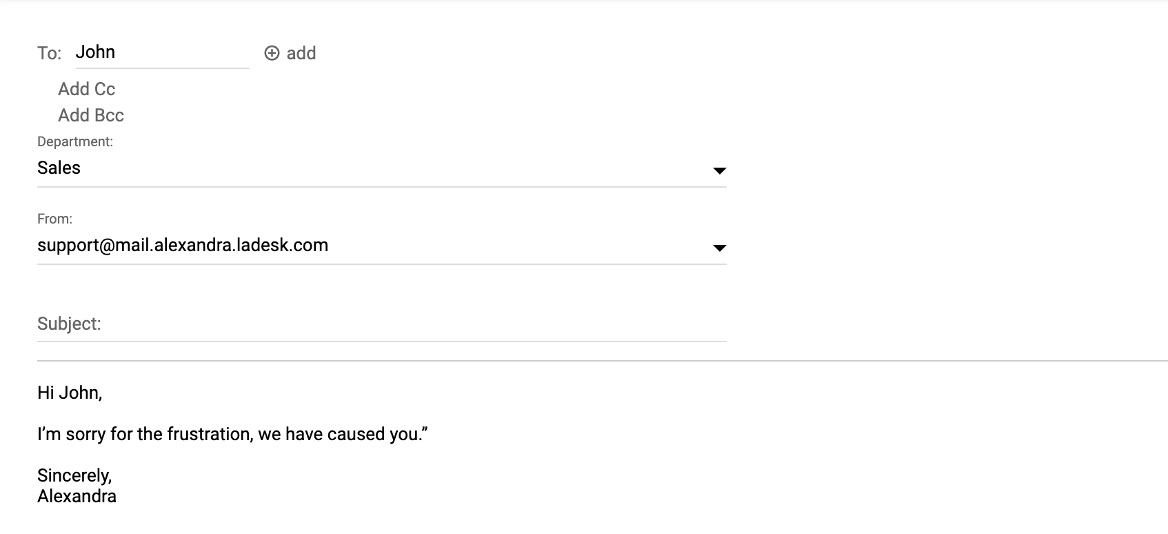 Cómo disculparse con un cliente