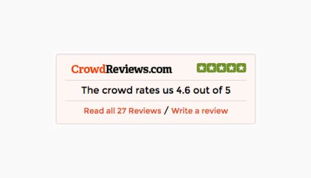 Calificación de Crowd Reviews 4.6 de 5