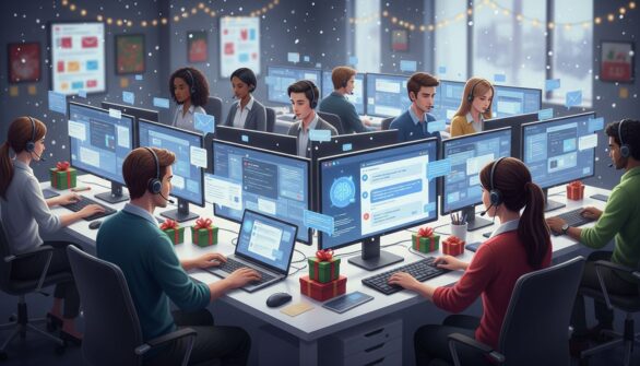 Cómo gestionar el aumento de soporte durante las fiestas de diciembre: estrategias inteligentes para ecommerce