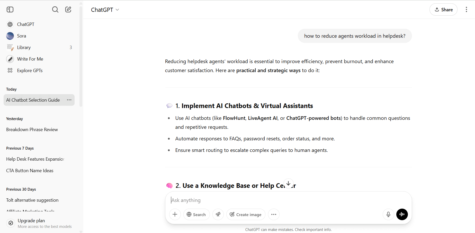 Descripción general de ChatGPT de la interfaz de conversación