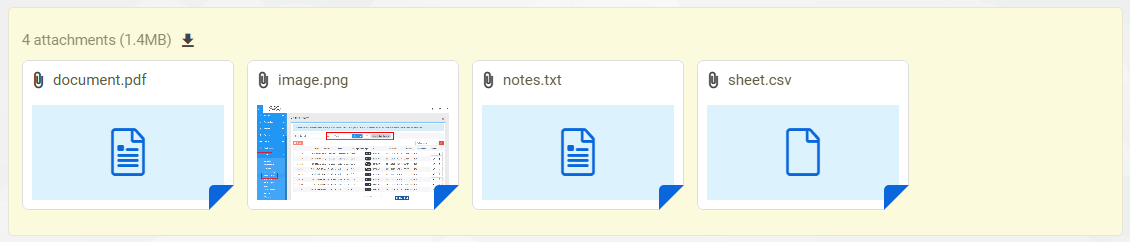 El diseño renovado de los archivos adjuntos de tickets de LiveAgent