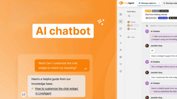 Cómo LiveAgent resolvió el 75% de las interacciones de chat a través del chatbot de IA