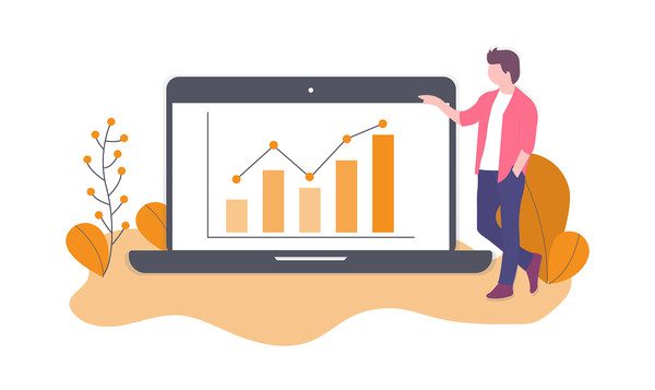 Ilustración del informe de puntos de contacto del cliente