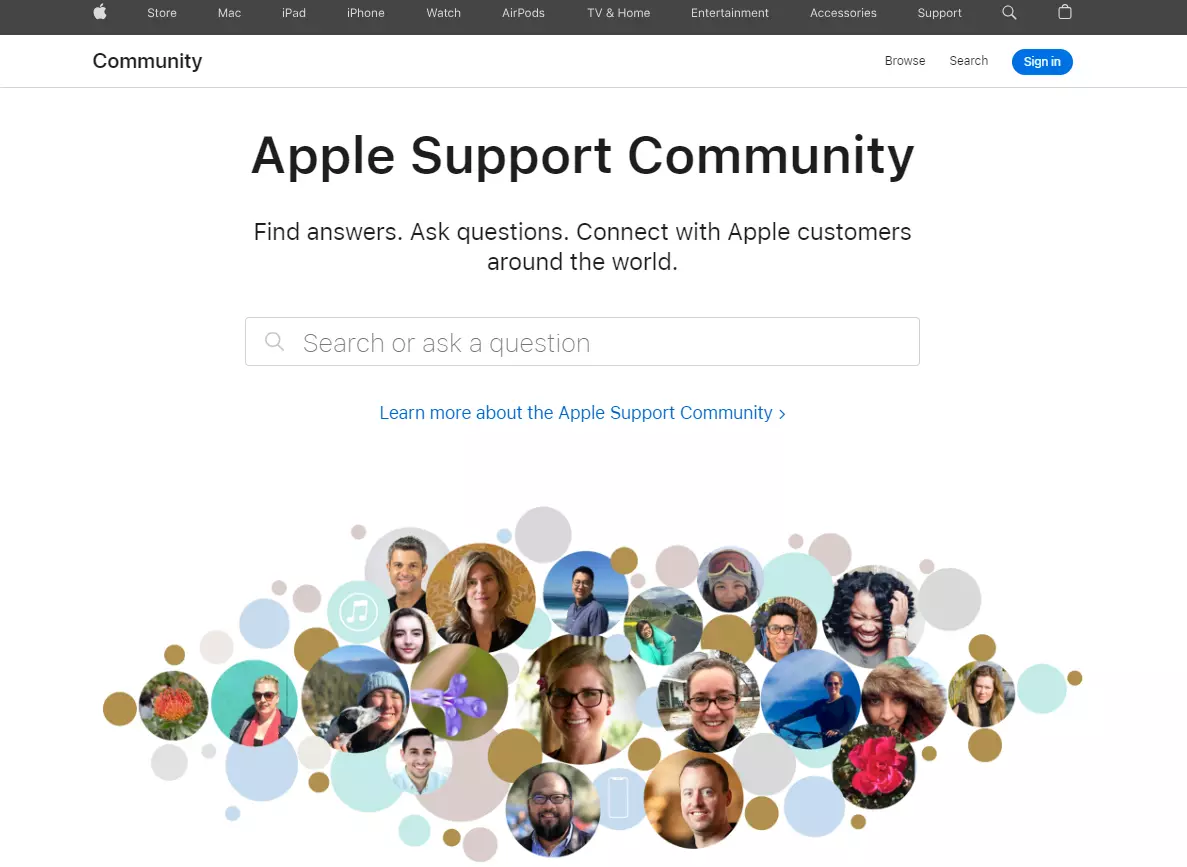 Foro comunitario de Apple