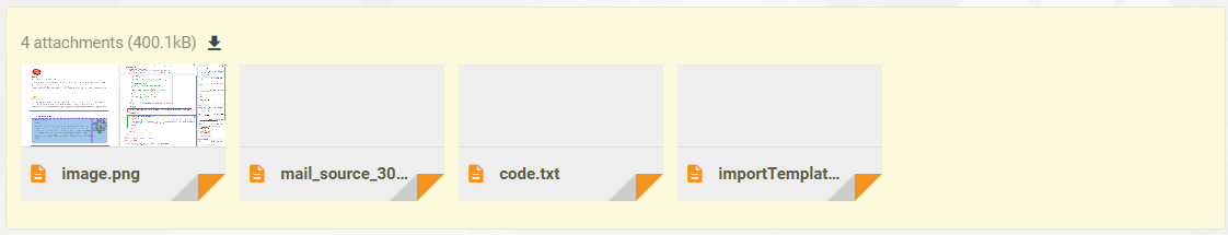 Descarga de archivos adjuntos en lote