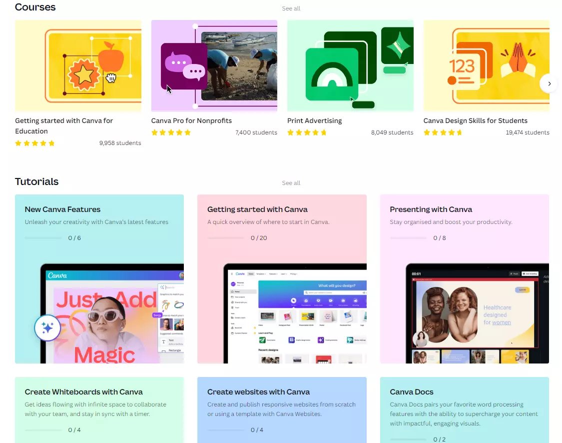 Escuela de diseño de Canva