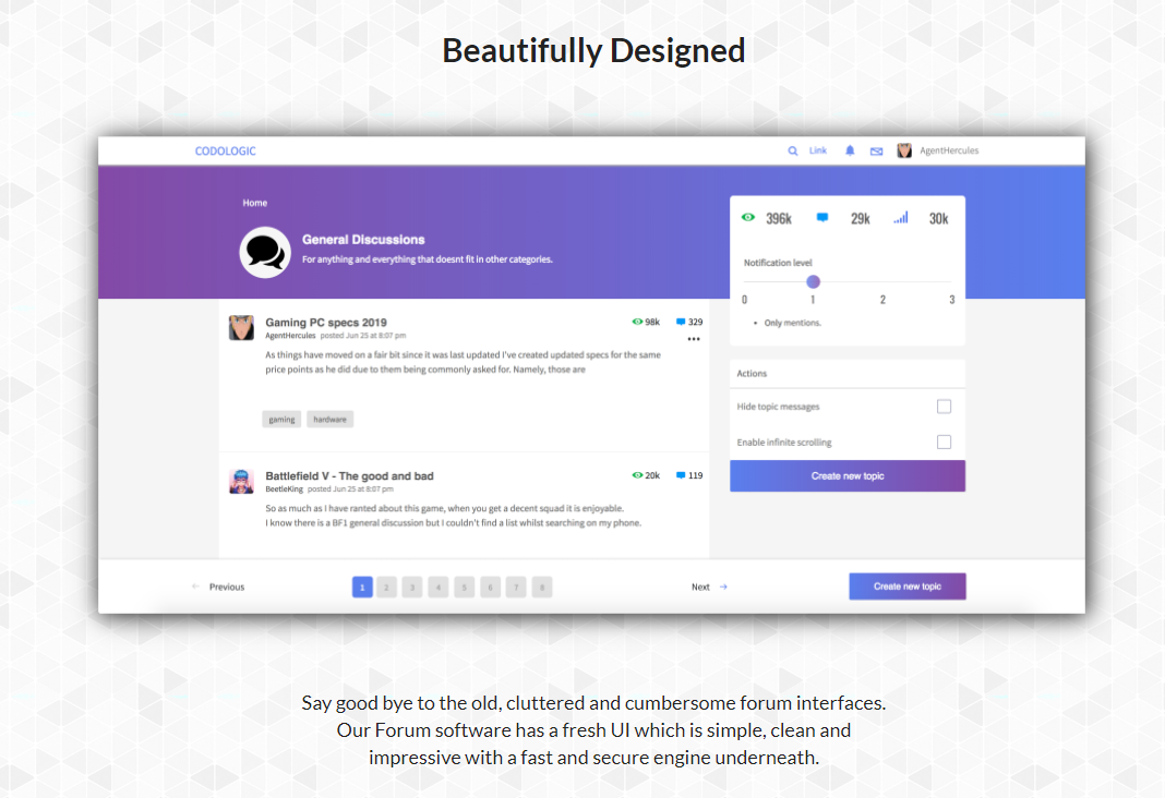Software de foro comunitario Codoforum