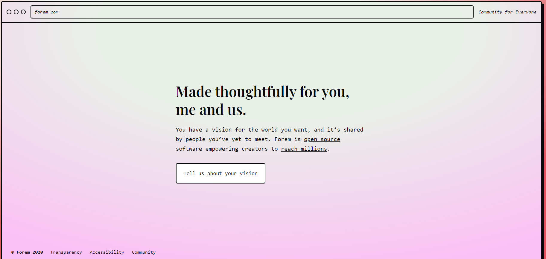 Software de foro de código abierto Forem