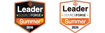 Insignia de Líder de Verano 2026 de LiveAgent otorgada por SourceForge