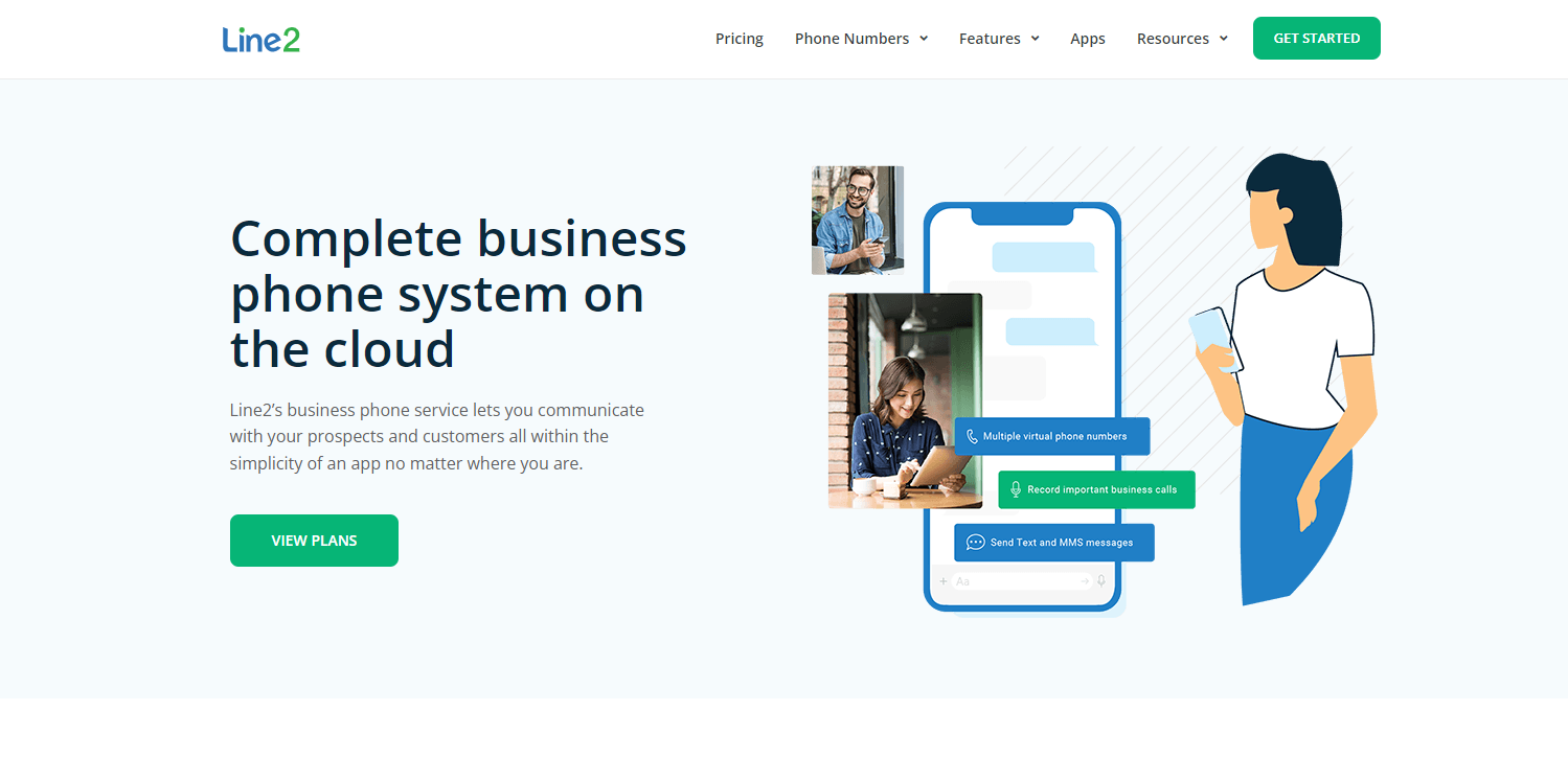 Sitio web del proveedor Line2