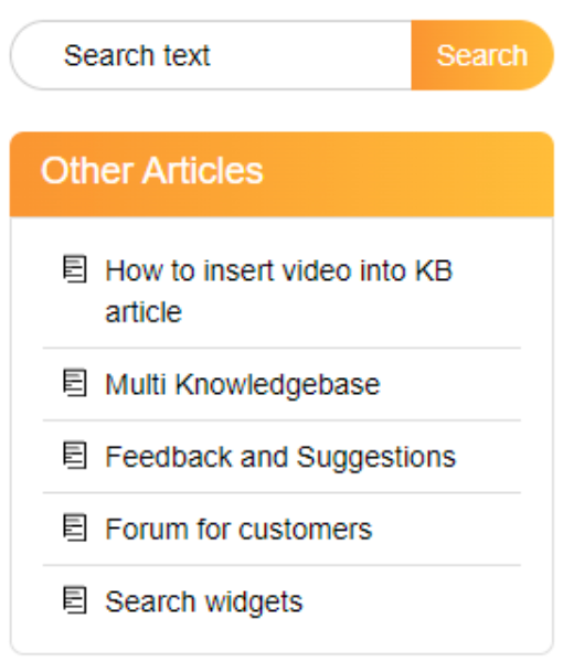 LiveAgent - Búsqueda avanzada de gestión del conocimiento