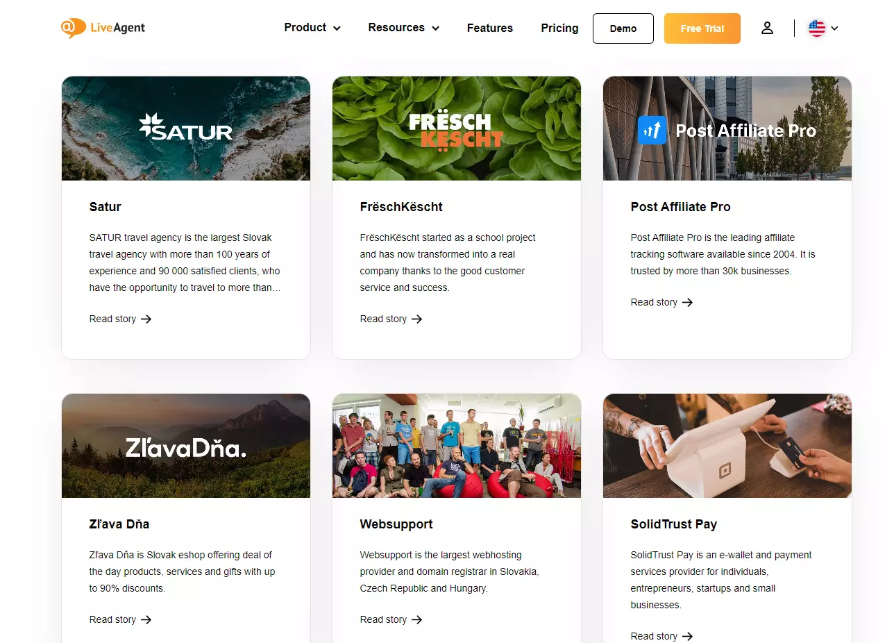 Historias de éxito de LiveAgent