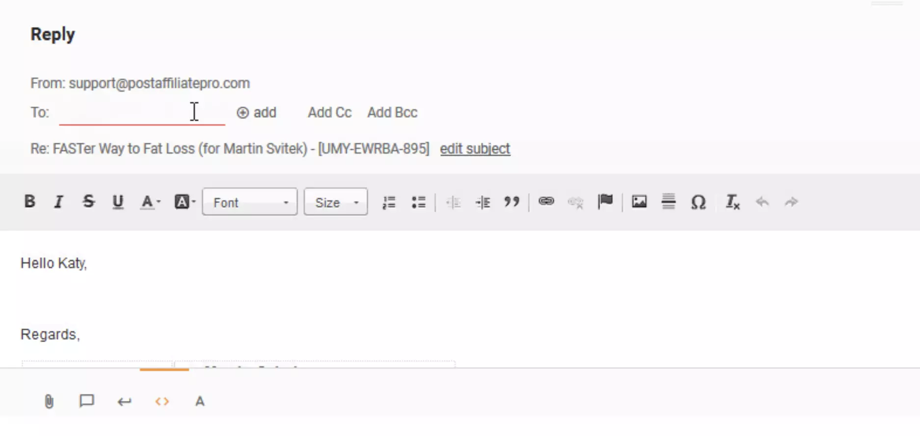 Destinatario de ticket eliminado debido a un error en tickets
