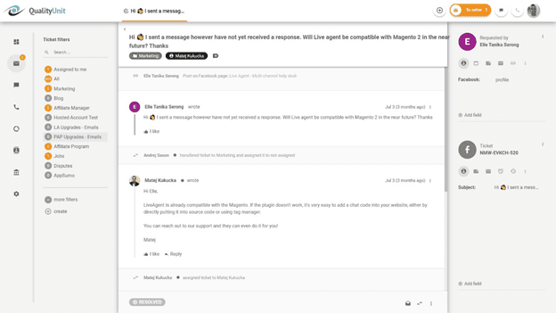 Herramienta de help desk que ayuda a mantener la reputación en redes sociales