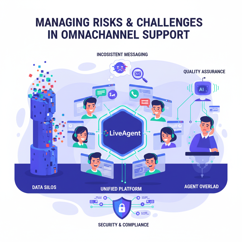 Gestión de riesgos y desafíos en el soporte omnicanal