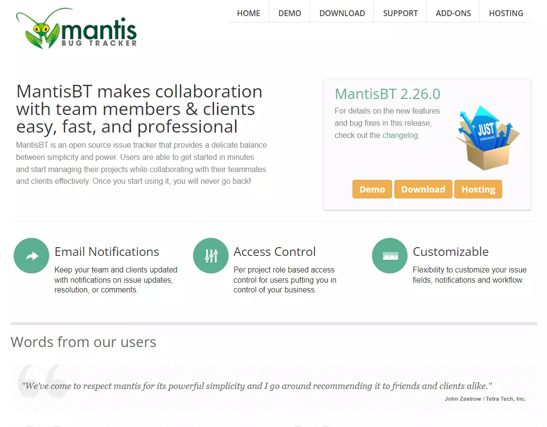 MantisBT, un sistema de seguimiento de errores de código abierto para la colaboración en equipo