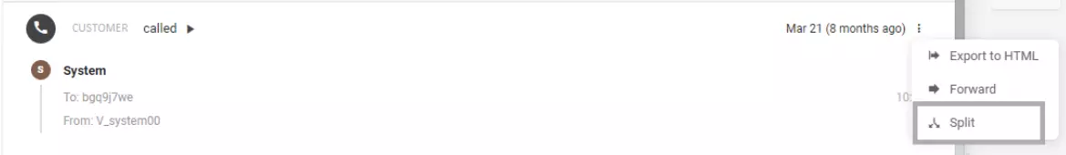 Dividir un único hilo de correo electrónico en múltiples correos electrónicos para evitar confusión y desorden