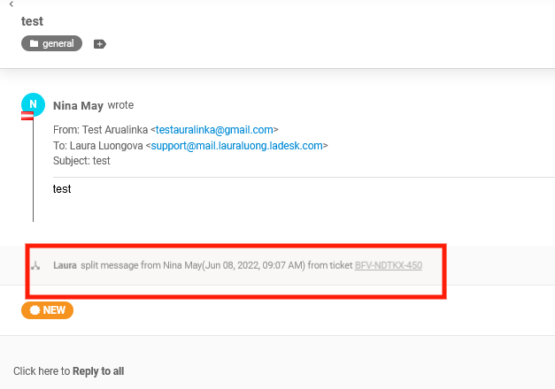 SLA no aplicado a tickets divididos en la aplicación LiveAgent