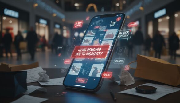 Por qué el abandono de carrito alcanza su punto máximo el Black Friday