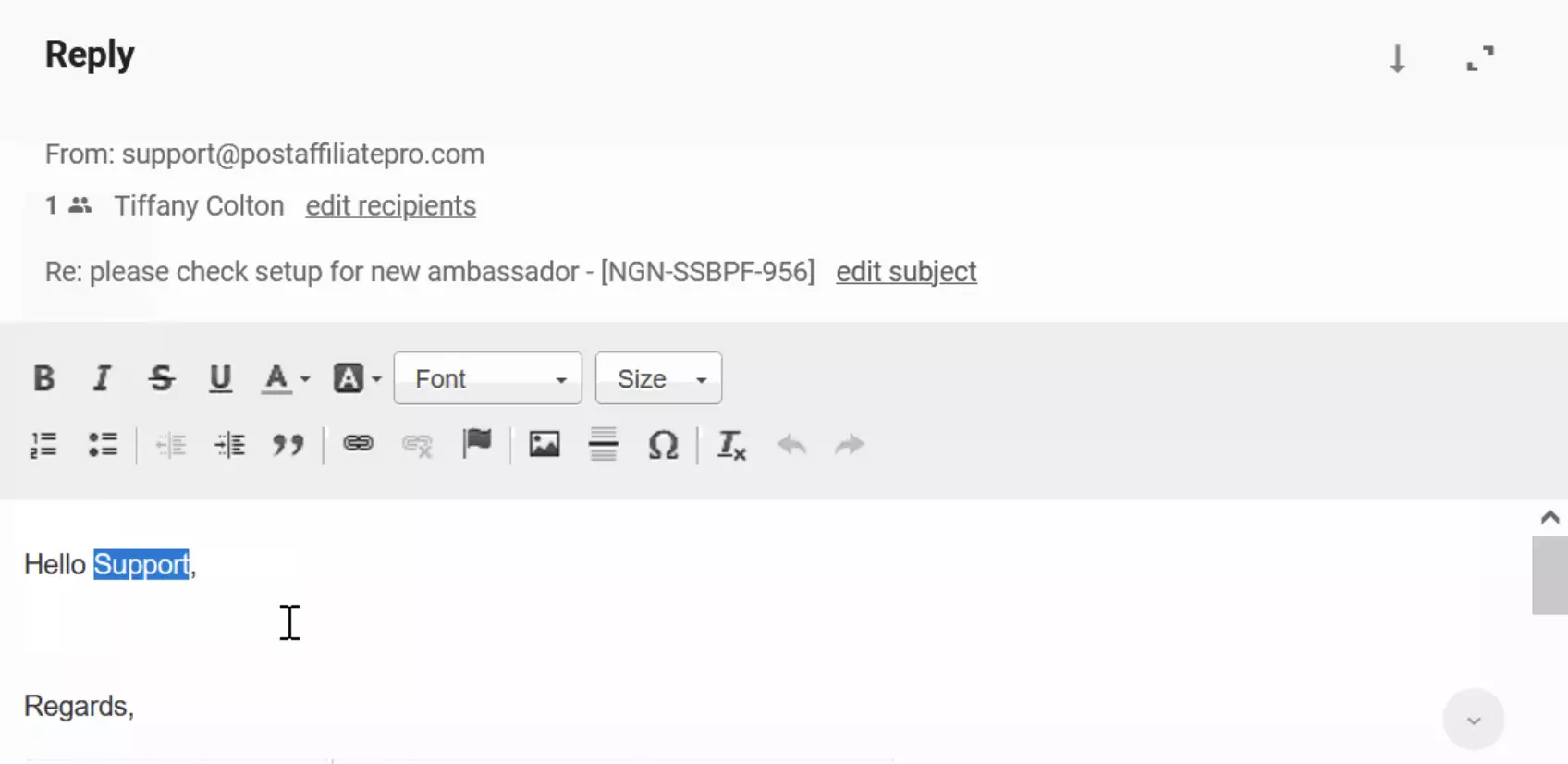 Ejemplo de obtención de nombre incorrecto en tickets