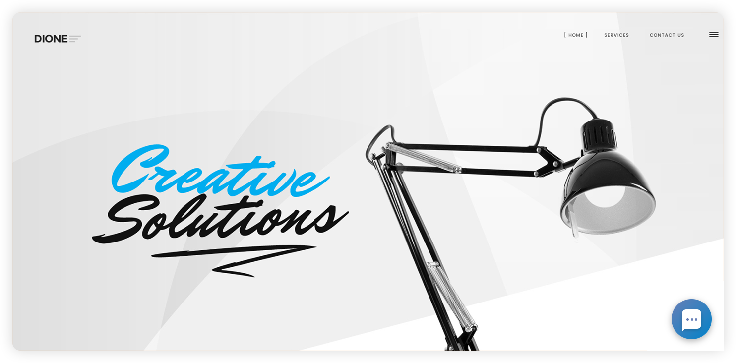 Ejemplo del botón de chat en vivo empresarial