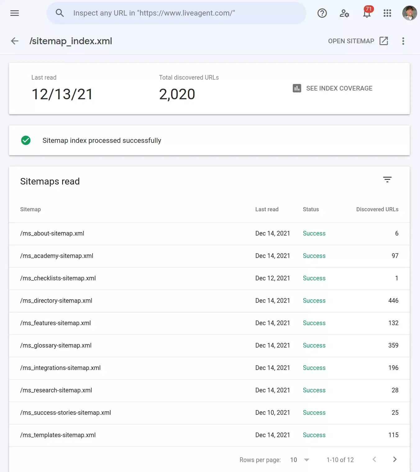 Agregar todos los mapas del sitio de su sitio web