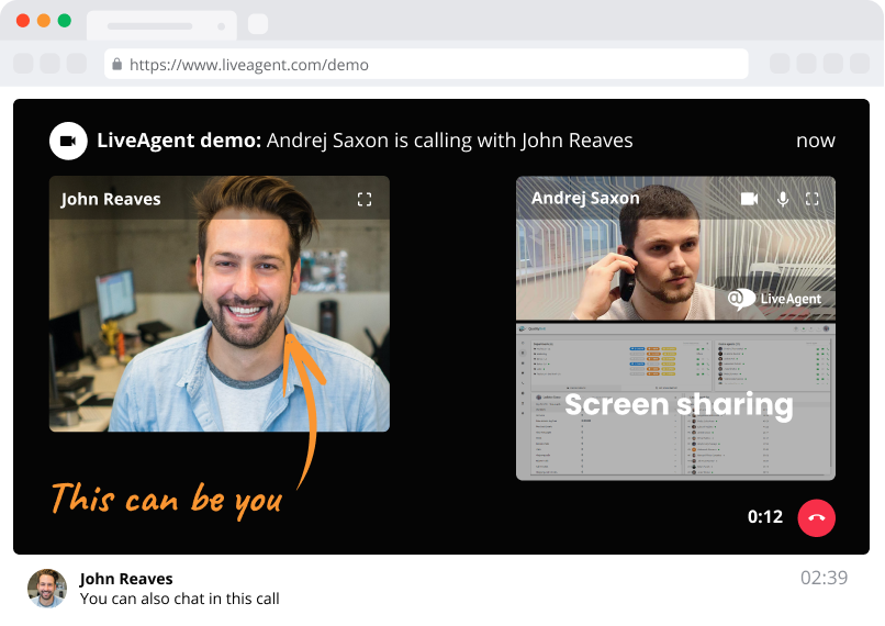 Programa una demostración con un excelente software de servicio técnico - LiveAgent
