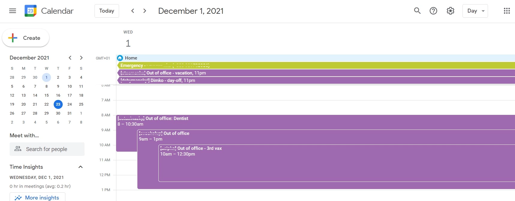 Calendario de Google