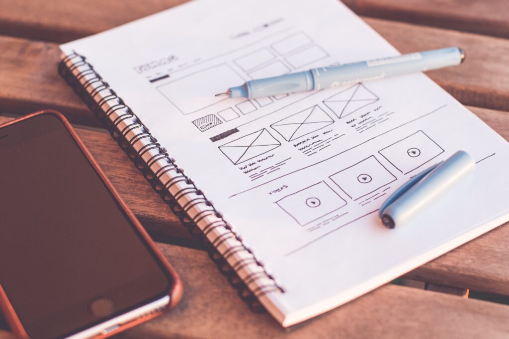 Bloc de notas con diseño