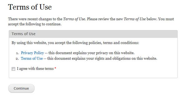 Término de uso GDPR