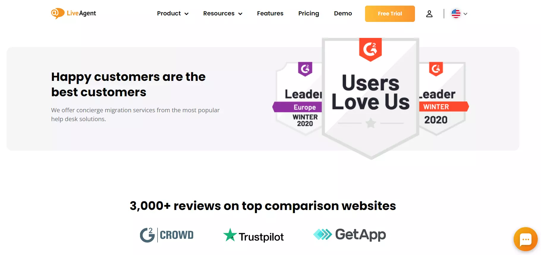 Reseñas de LiveAgent