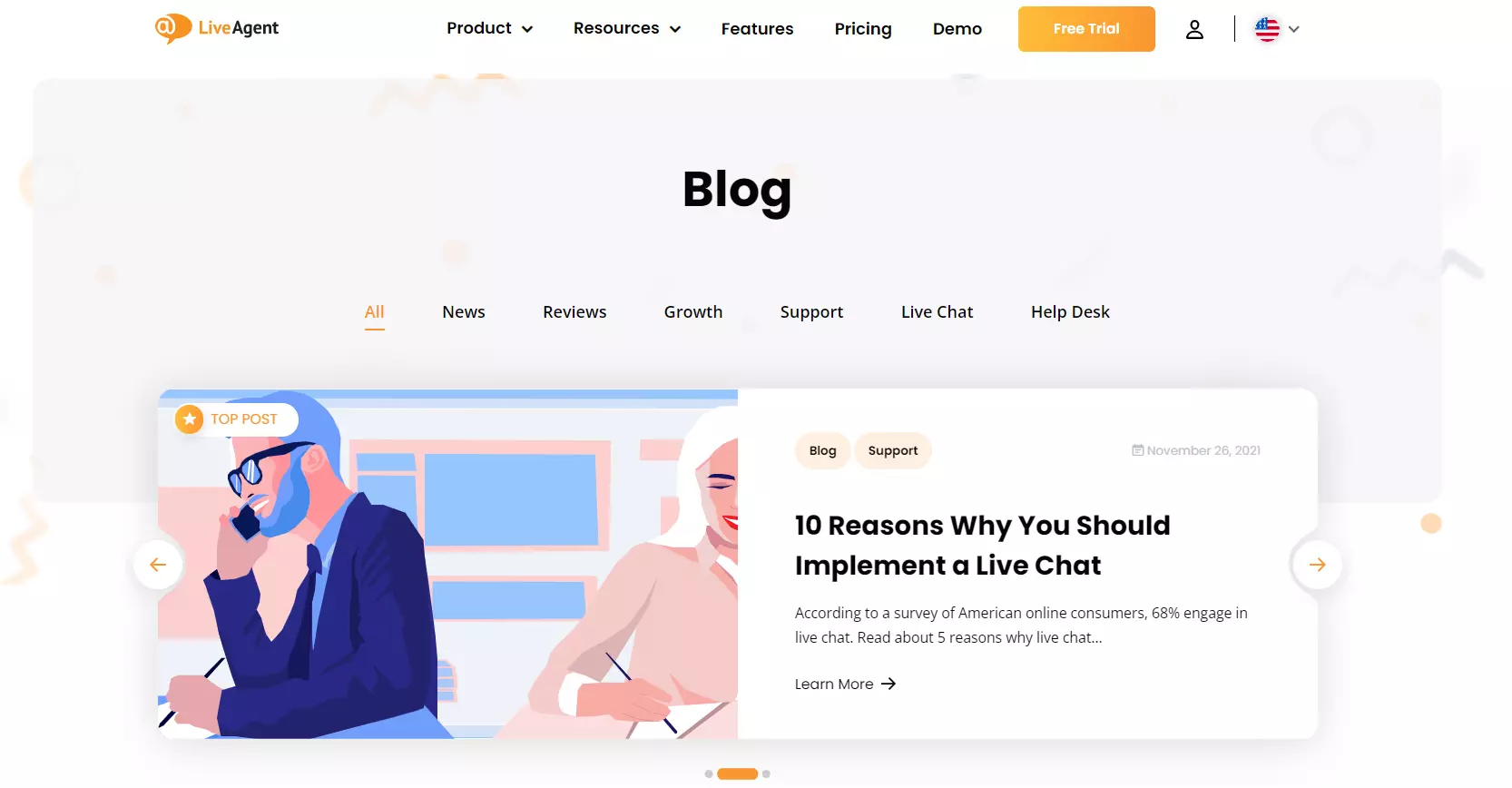 Ilustración de blogs