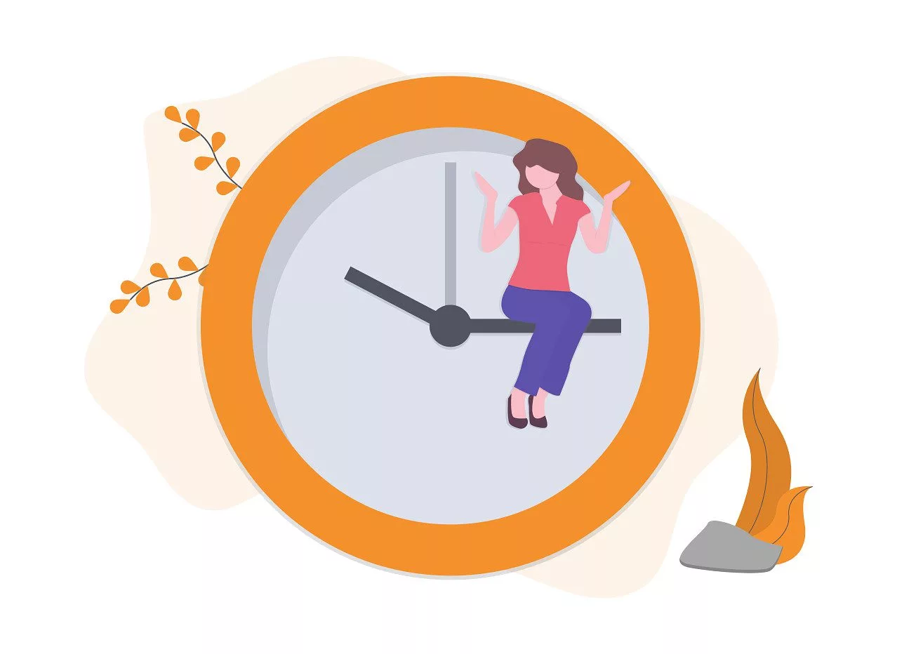 Ilustración de gestión del tiempo