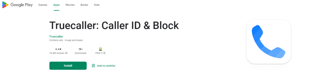 Sitio web de Truecaller: Caller ID & Block Google Play