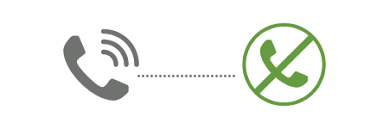 Iconos de bloqueo de llamadas