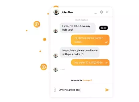 Chat en vivo de LiveAgent