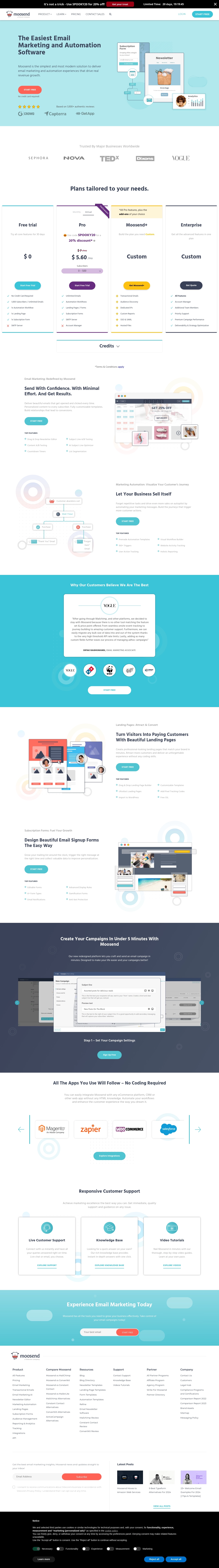 Contactos del Centro de Ayuda de Moosend