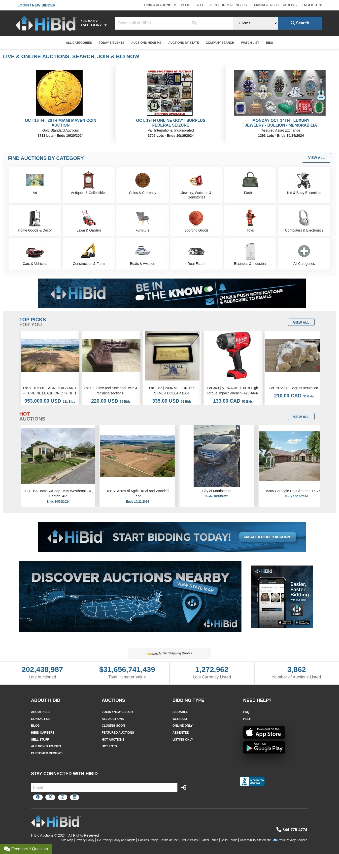 Contactos del servicio de atención al cliente de HiBid