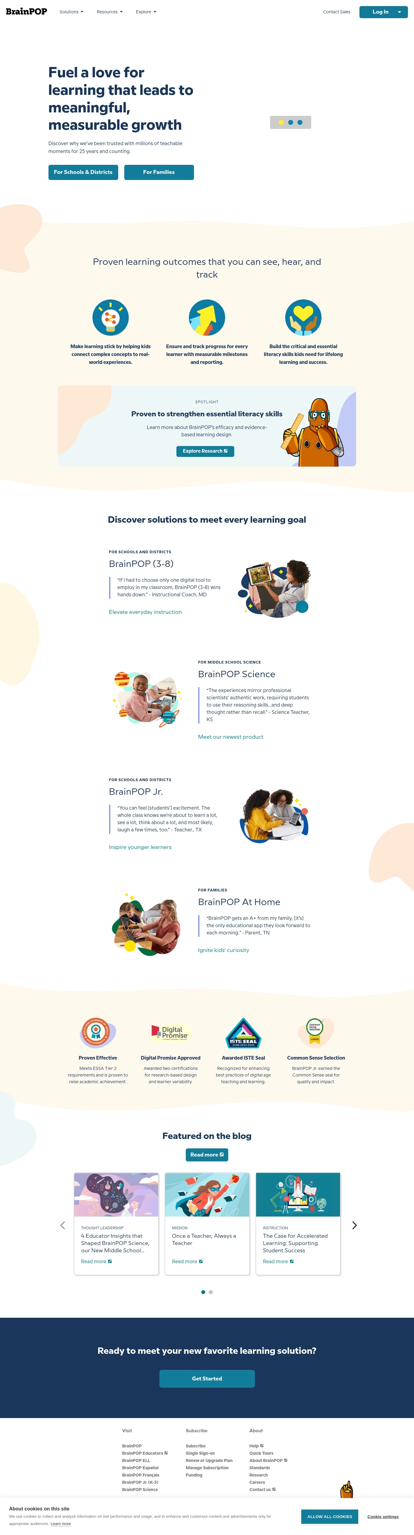 Contactos del Centro de Ayuda de BrainPOP