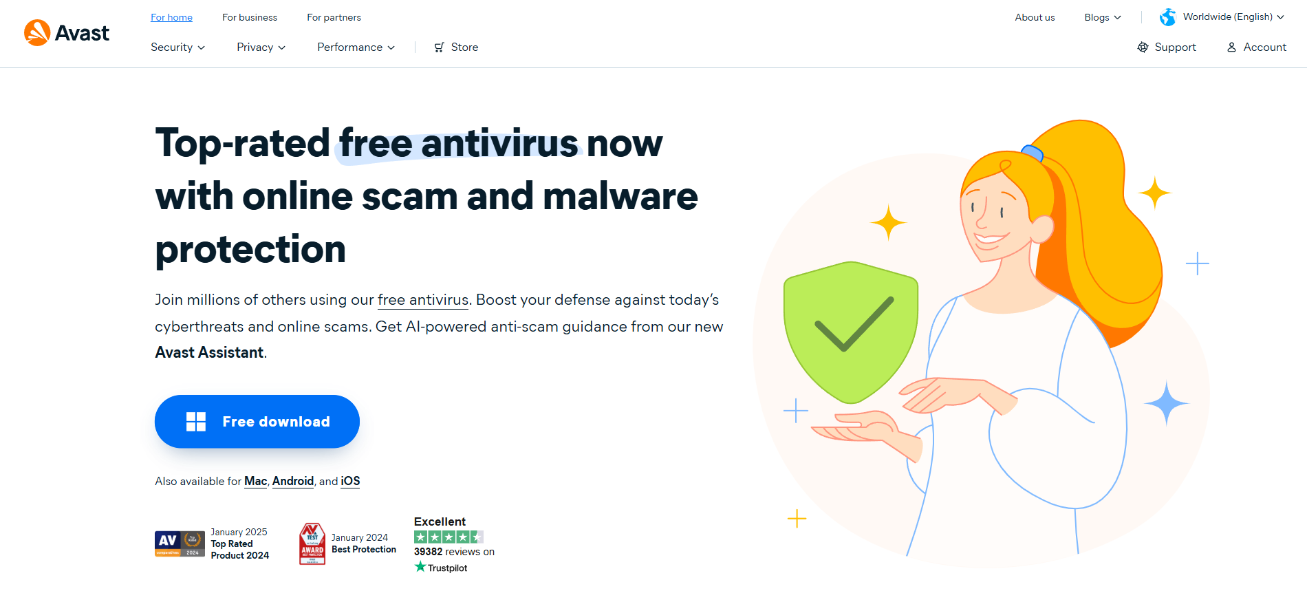 Contactos de la mesa de ayuda de Avast