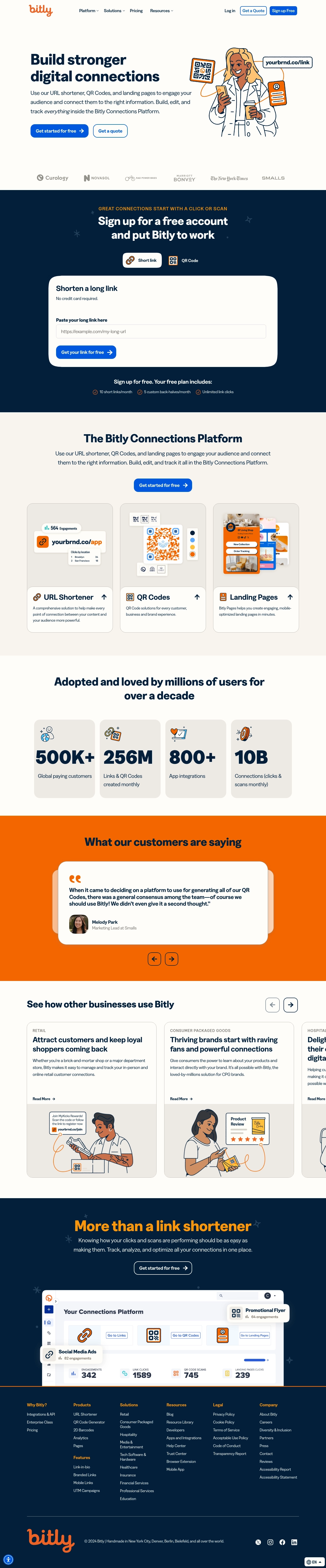 Contactos del Centro de Ayuda de Bitly