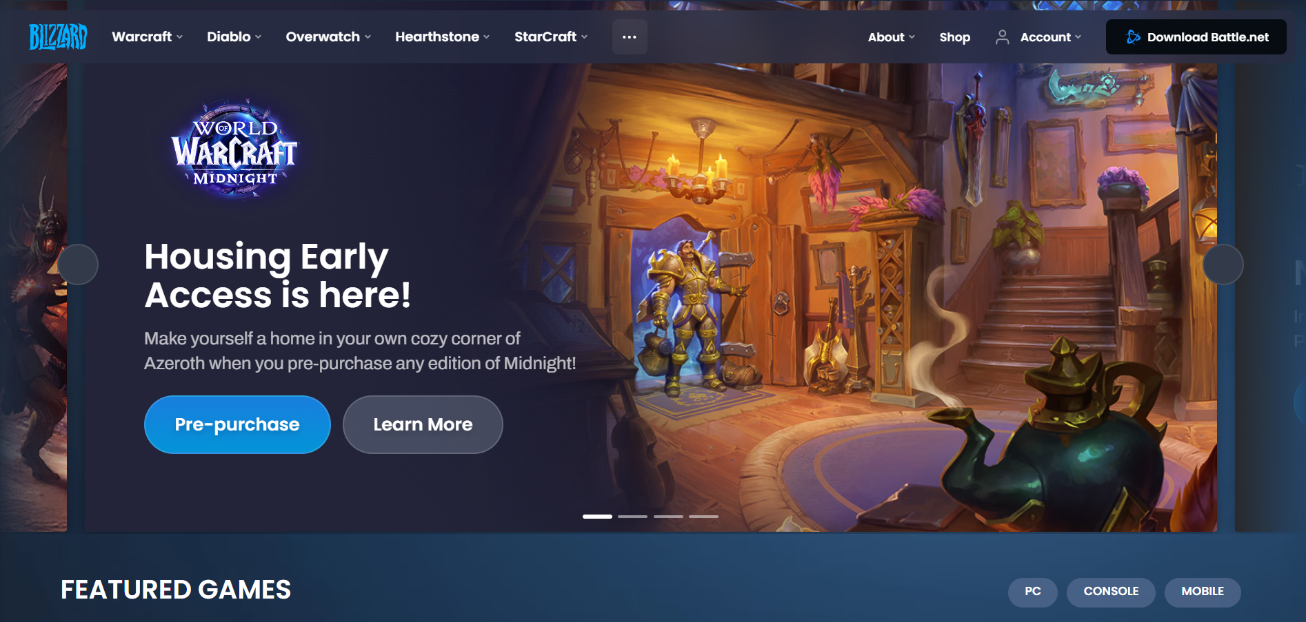 Contactos del Centro de Ayuda de Blizzard