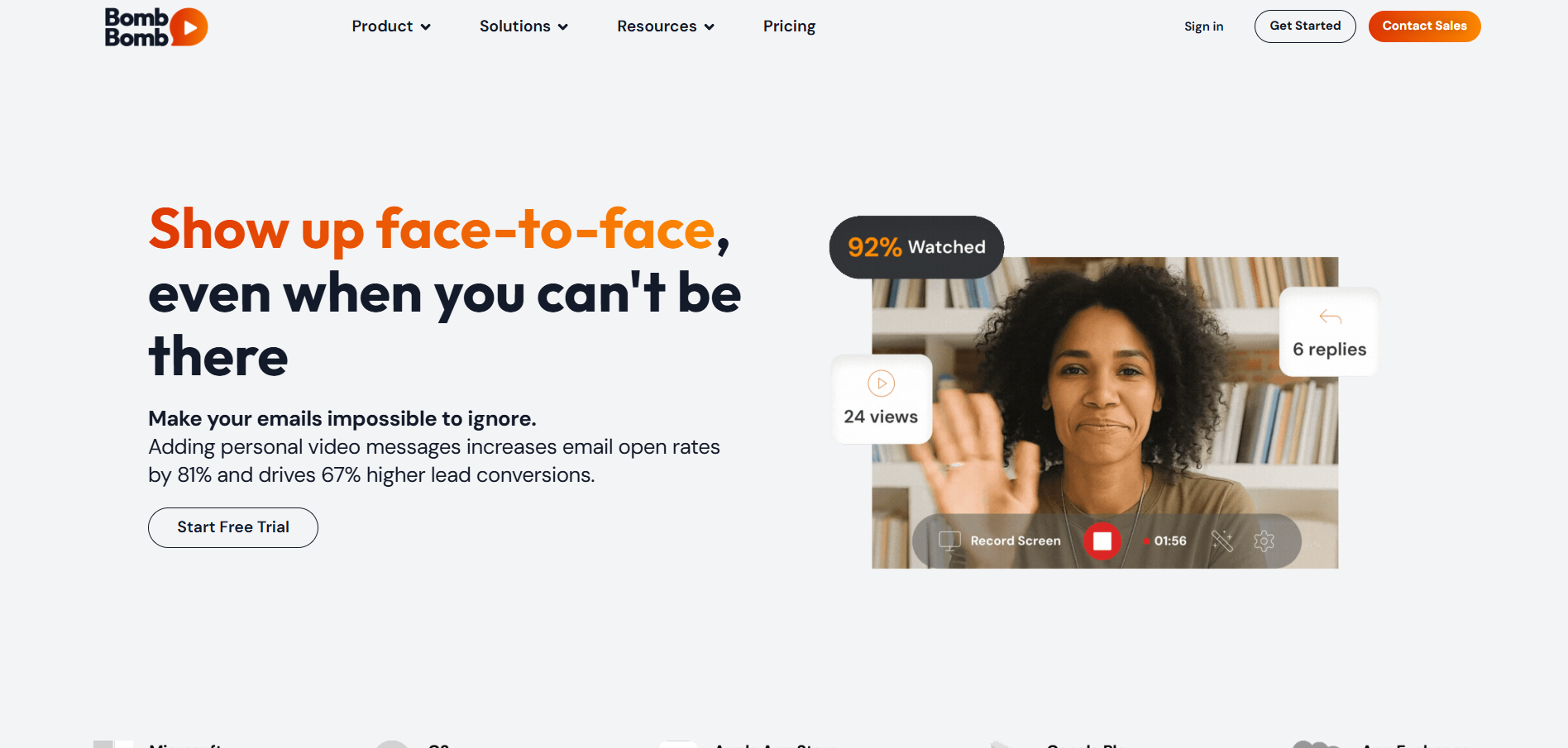 Contactos del Centro de Ayuda de BombBomb